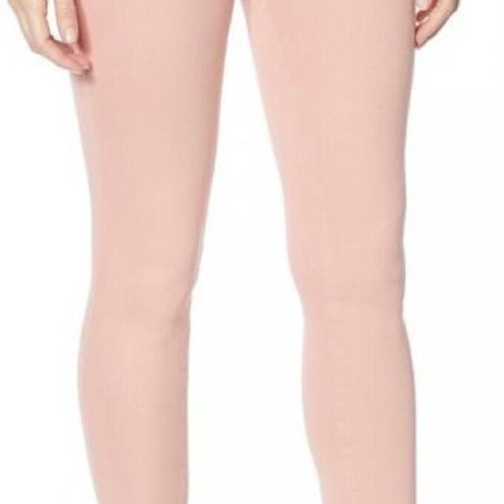 DG2 Diane Gilman Stretch Twill Knit Skinny Jegging Pink Frost M NEW 679-840